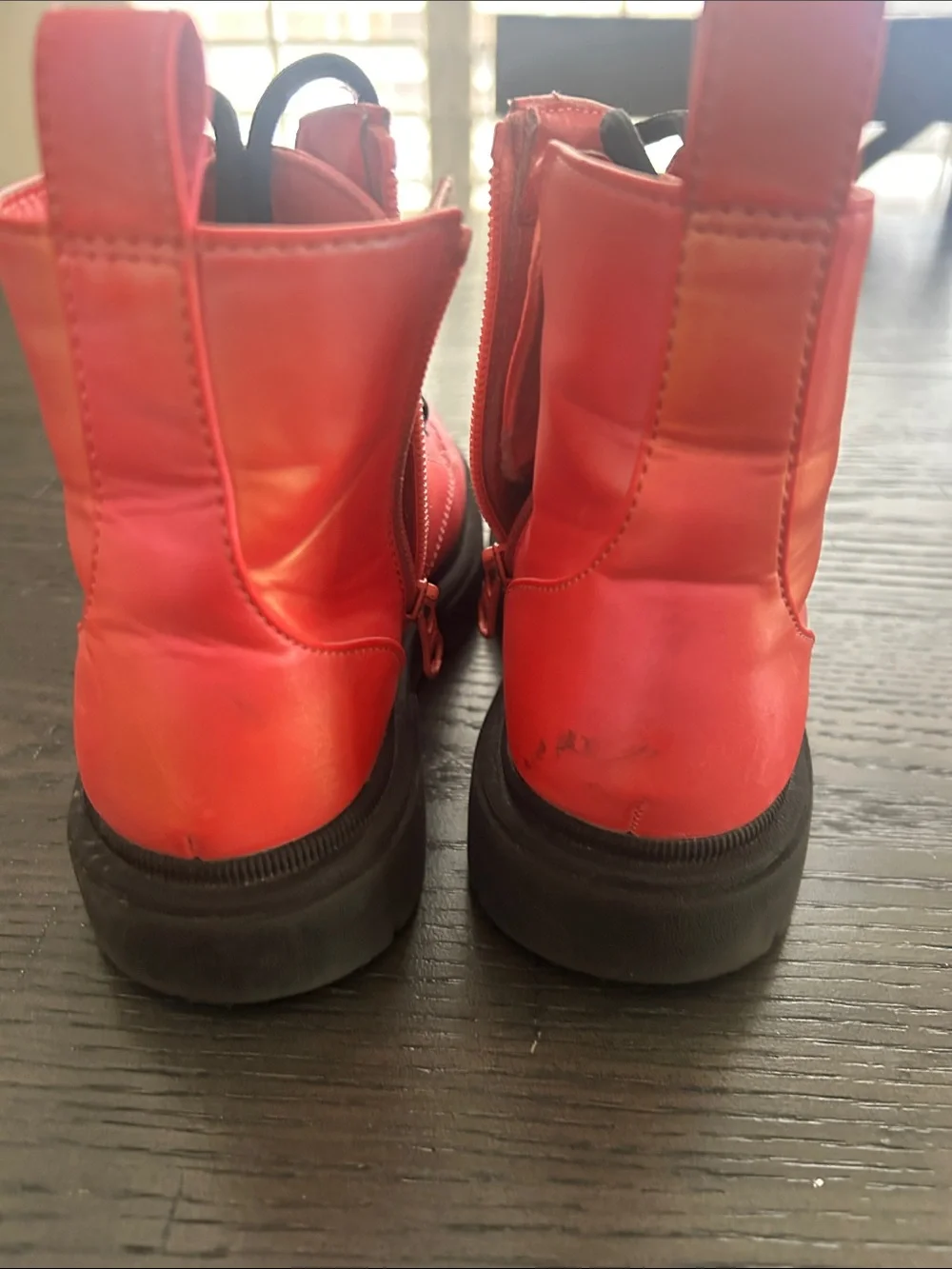 Girls Art Class Pink Gradient Lace-Up Boots